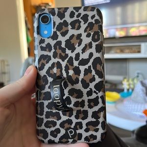 Loopy cheetah phone case for iPhone XR